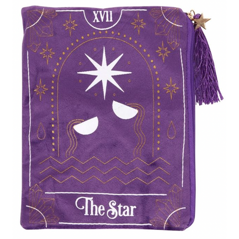 Sac à cartes de tarot zippé : L'Étoile