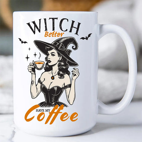 Mug Retro Witch Better Coffee