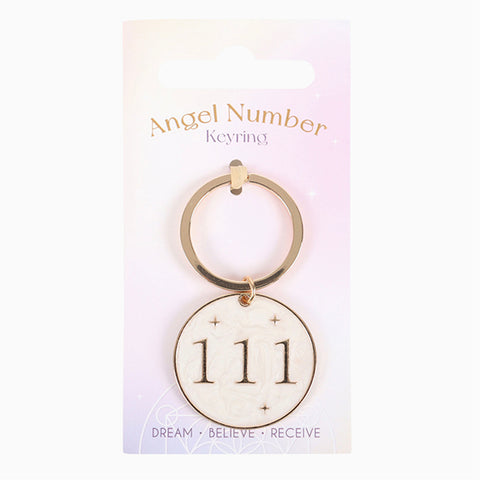 Angel Number Keyring 111
