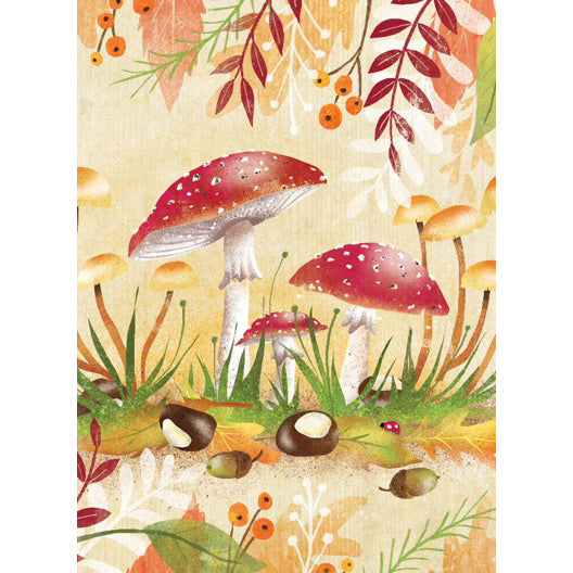 Mushroom Forest Greeting Card