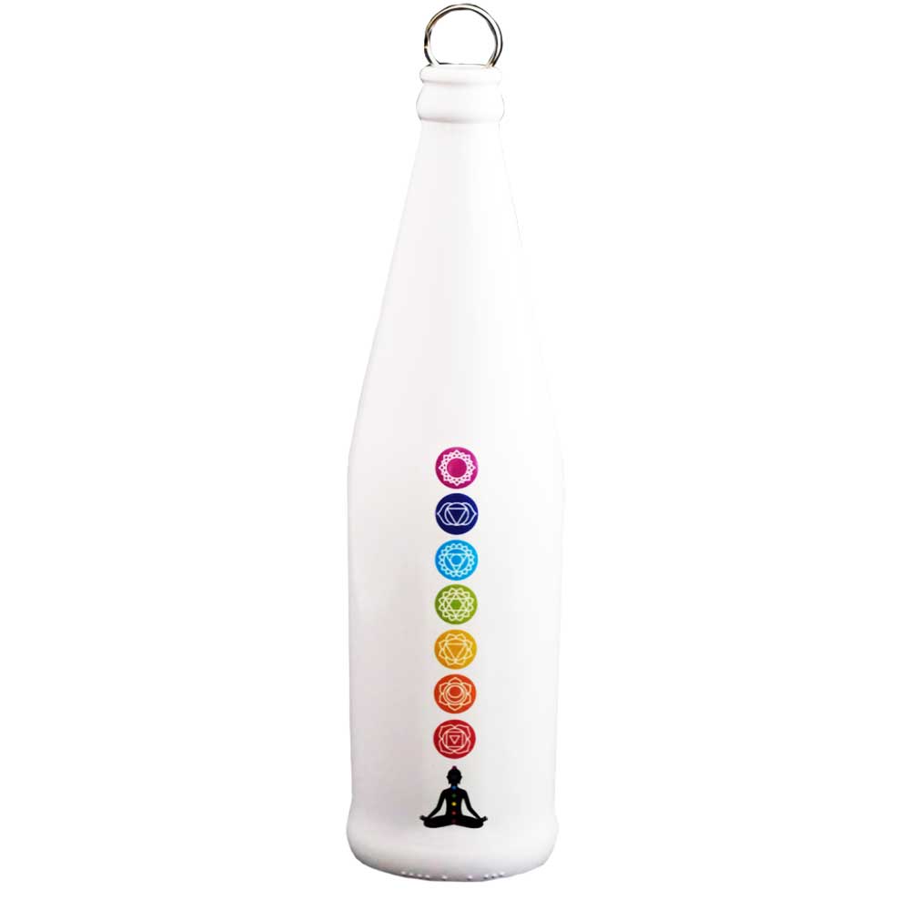 Smoking Bottle Incense Burner - Chakras