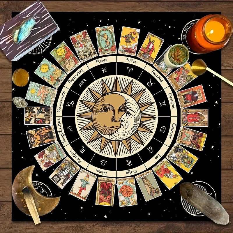 Altar Cloth tarot cards