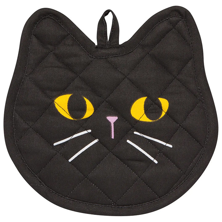Potholder: Black Cat