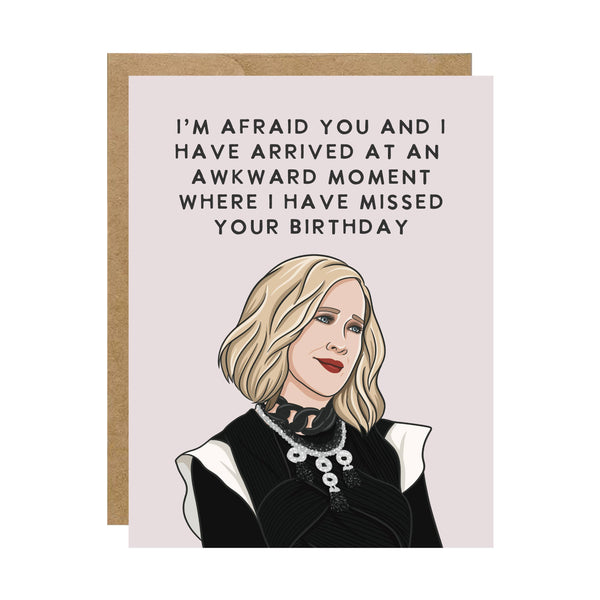 Awkward Moira - Pop Culture Card