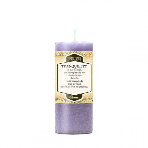 Candle Affirmation Tranquility