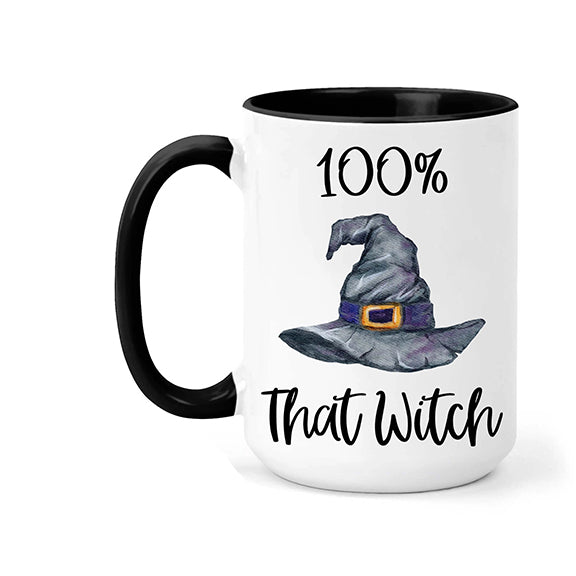 Mug 100% That Witch 15oz