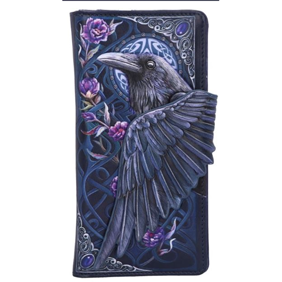 Embossed Wallet: Ravens Flight