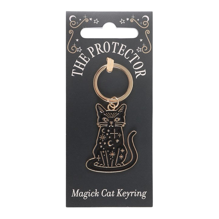 Black Cat Magick - Protector Cat Keyring