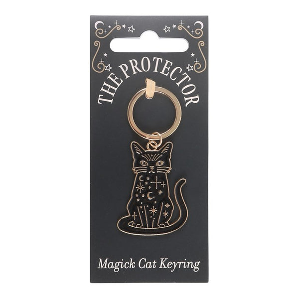Black Cat Magick - Protector Cat Keyring
