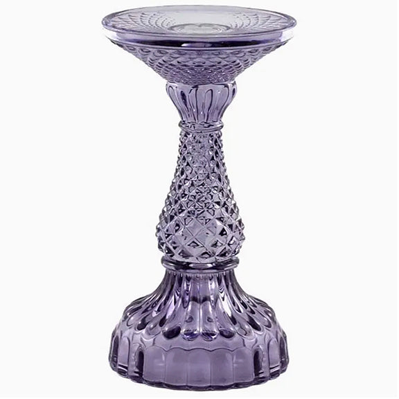 Bella Pillar Candle Holders Small – Violet