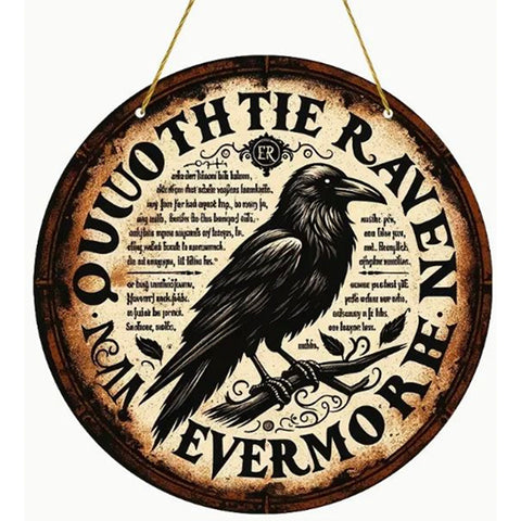 Metal Sign: Quoth the Raven