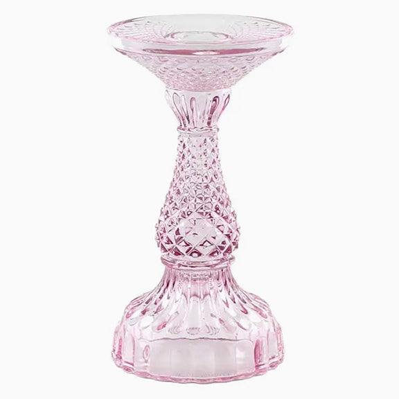 Bella Pillar Candle Holders Small – Pink