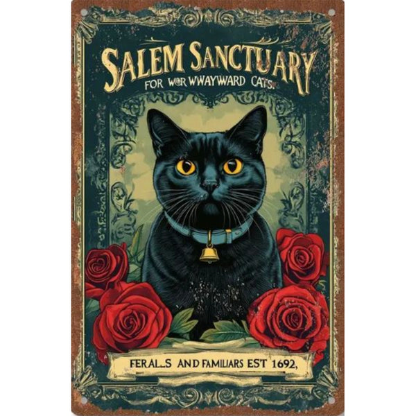 Metal Sign: Salem Sanctuary