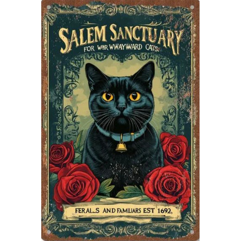 Metal Sign: Salem Sanctuary