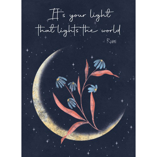 Greeting Card Lights the World