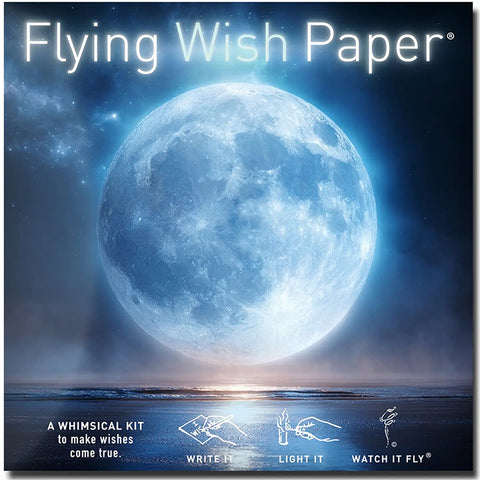 Flying Wish Paper - Blue Moon