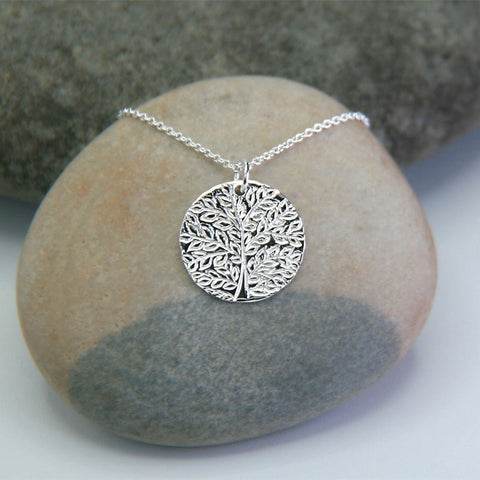 Necklace Carded Tree of Life sterling silver