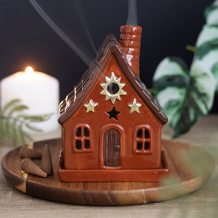 Solstice Spell - Hearth Cottage Ceramic Incense Cone Holder