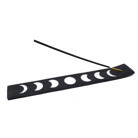 Moon phase incense holder