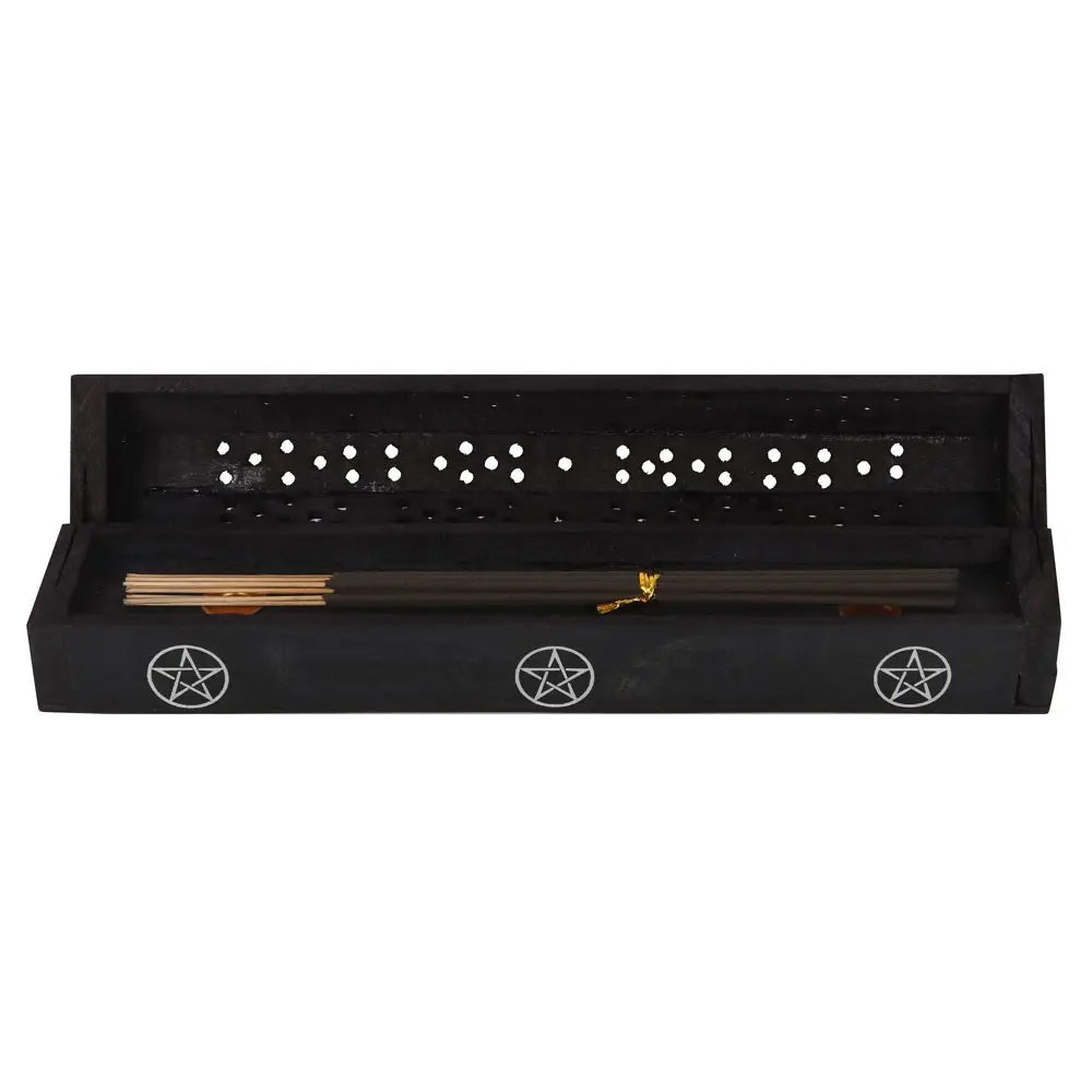 Pentagram Wooden Incense Box Set