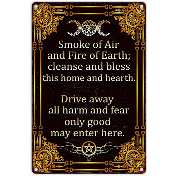 Metal Sign: House Blessing