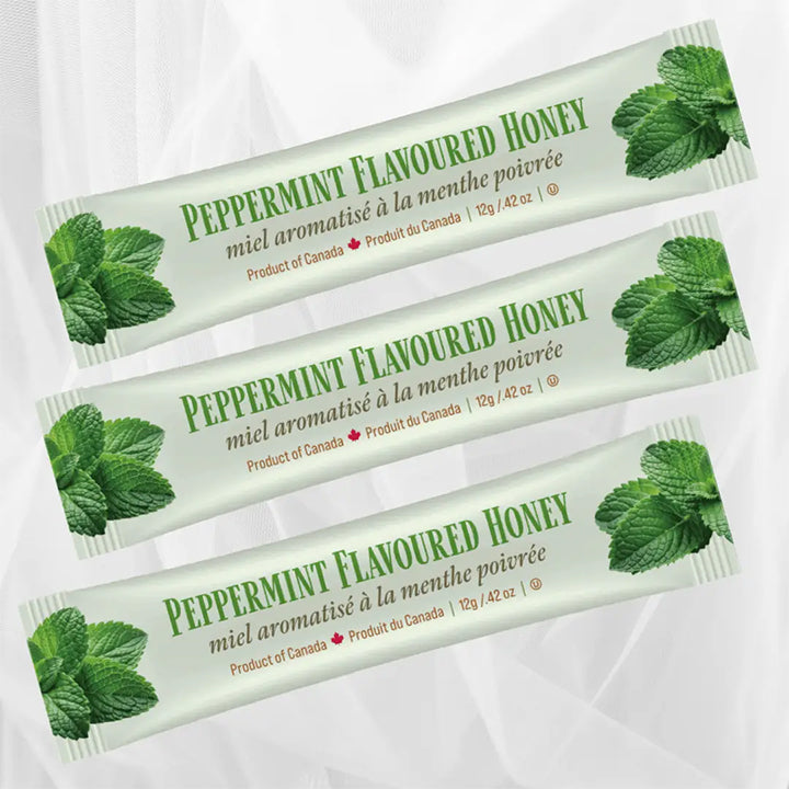 Honey Squeeze Pack - Peppermint Flavoured (one 12g package)