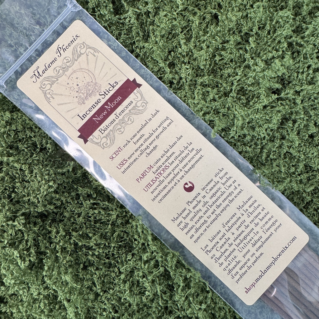 Madame Phoenix: New Moon Incense Sticks