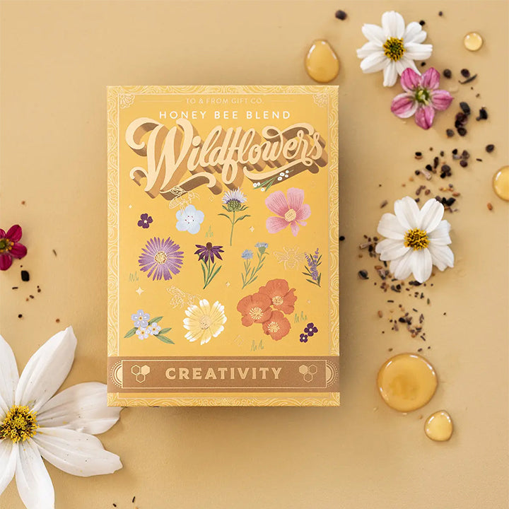 Floriography Seed Packet - Honey Bee Wildflowers (Creativity)