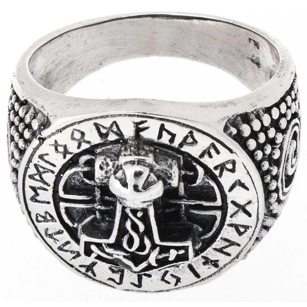 Ring Viking Runes Sterling Silver