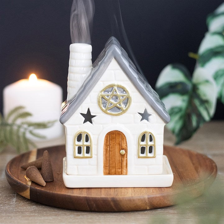 Solstice Spell - Stone Cottage Ceramic Incense Cone Holder