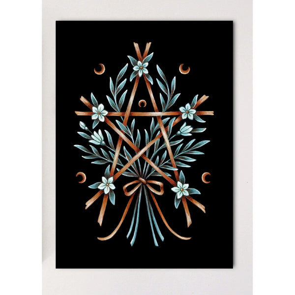 Pentagram Art Print Decor