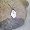 Collier Fleur de Naissance : Septembre argent sterling