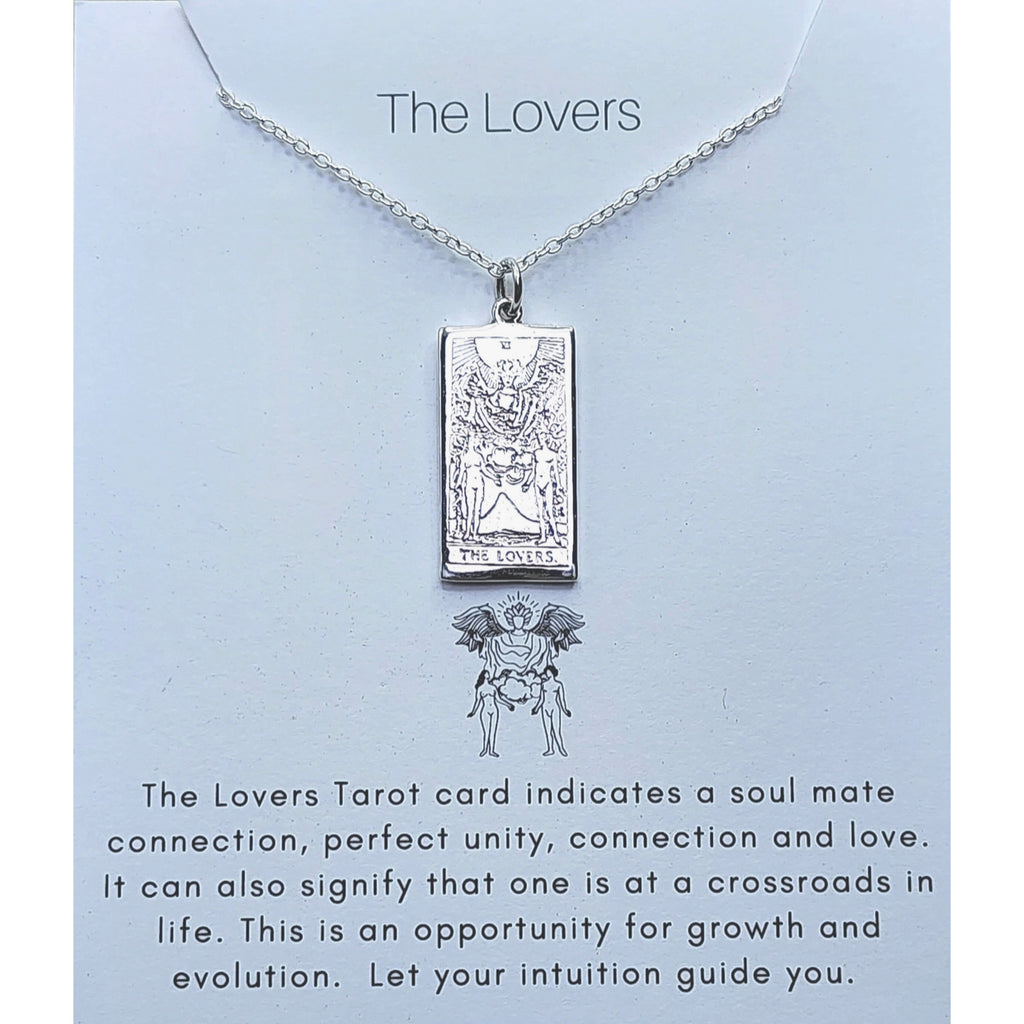 Necklace Tarot The Lovers Sterling Silver