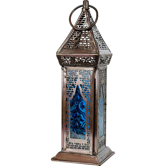 Lantern Turquoise Glass