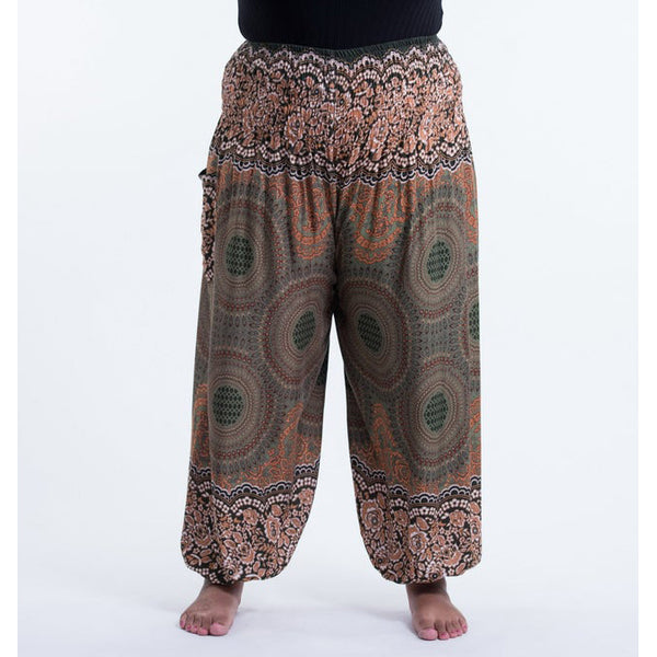 Pantalon Harem Mandalas Géométriques Unisexe - Taille Plus