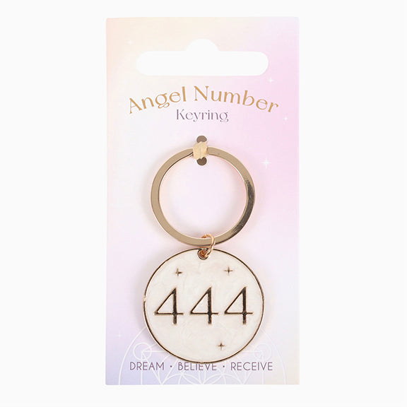 Angel Number Keyring 444