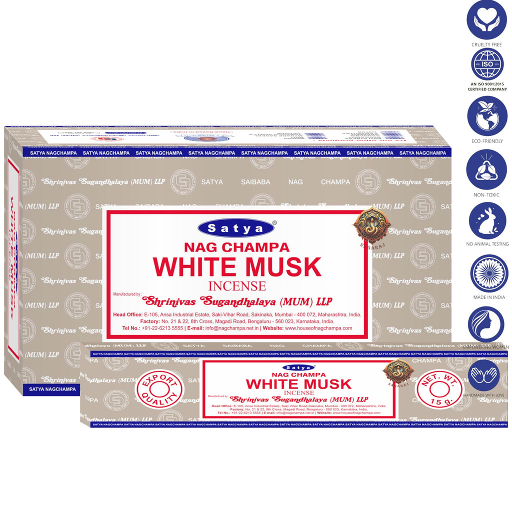 Incense SATYA White Musk 15gr
