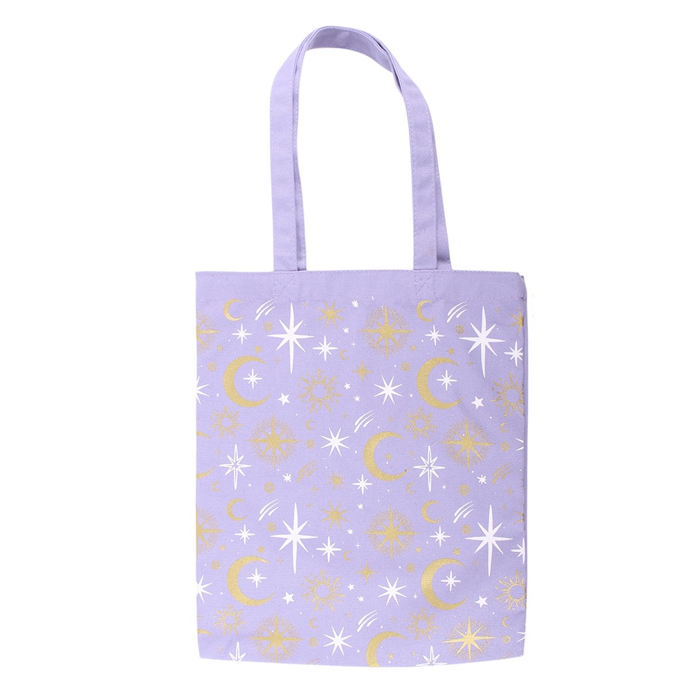 Pastel Skies - Purple Pastel Skies Celestial Print Tote Bag