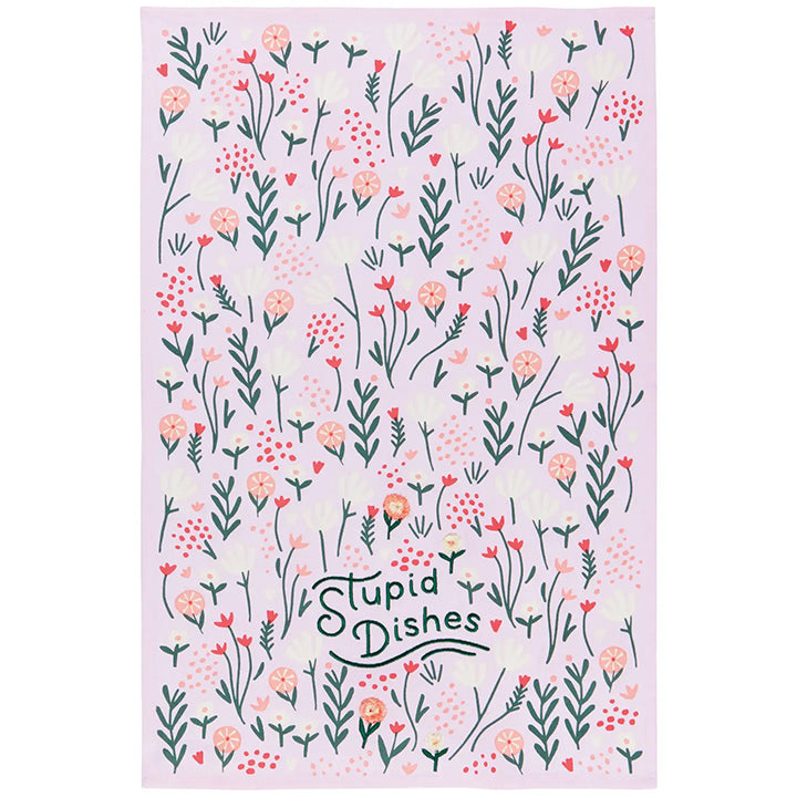 Stupid Dishes Dishtowel
