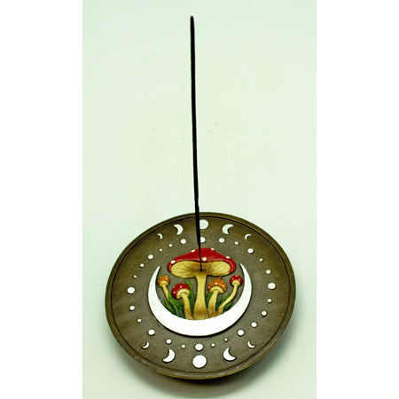 Incense Burner Mushroom/Moons