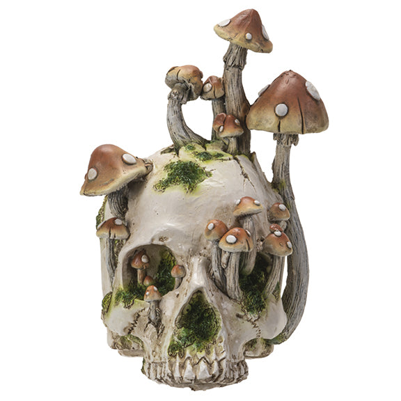 Crâne aux champignons