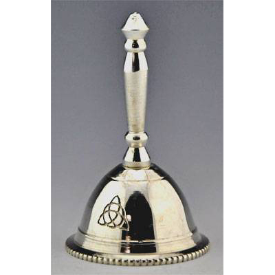 Altar Bell Triquetra 3” Silver Plated