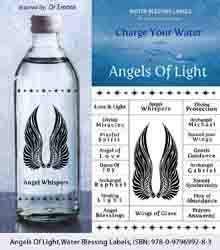 Étiquettes de bénédiction de l'eau - Ange de Lumière