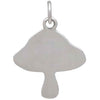 Pendant mushroom with bronze star and moon sterling silver