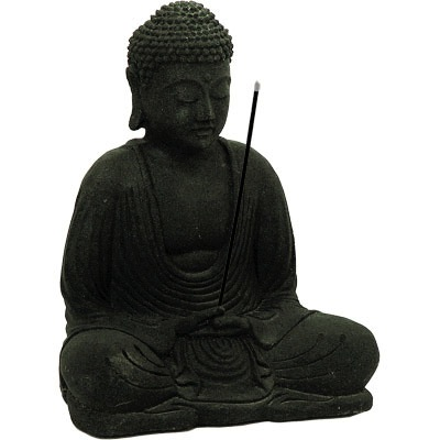 Statue Black Stone Buddha
