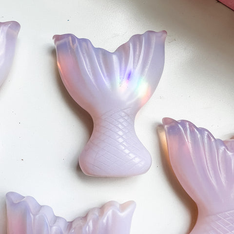 Queue de sirène en opalite rose