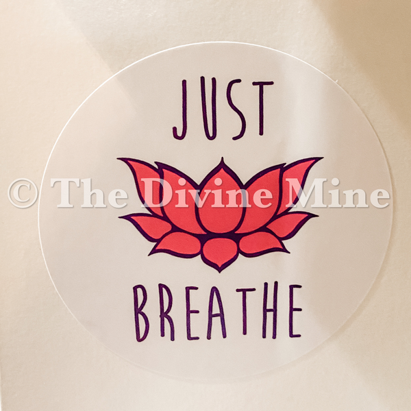 Sticker Just Breathe