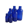Bottle cobalt blue 120ml with white screw cap (1 bottle)
