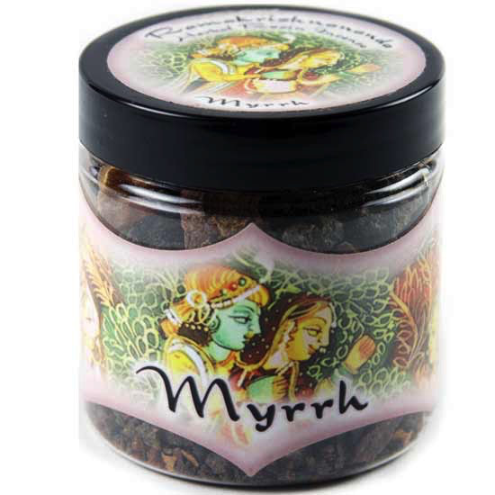 Resin Herbal Incense Jar Myrrh (2.4 oz)