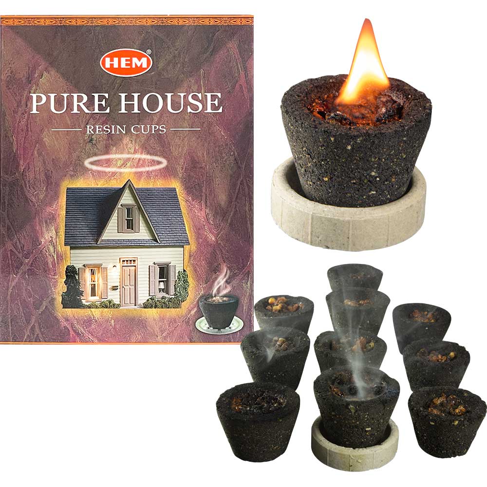 Resin Cups - HEM - Pure House (pack of 10)